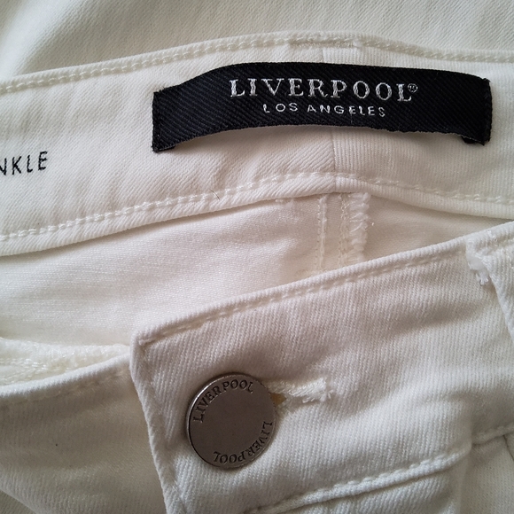 Liverpool “Piper Hugger” Ankle Skinny White Jeans – Size 4 / 27 – NWOT - Picture 12 of 16
